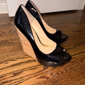 Jessica Simpson Peep-Toe Wedge Shoes Bethani 9